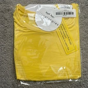 Little Sleepies Limited Sunny Yellow Shortsleeve 2 Piece PJ Set Size 12/14